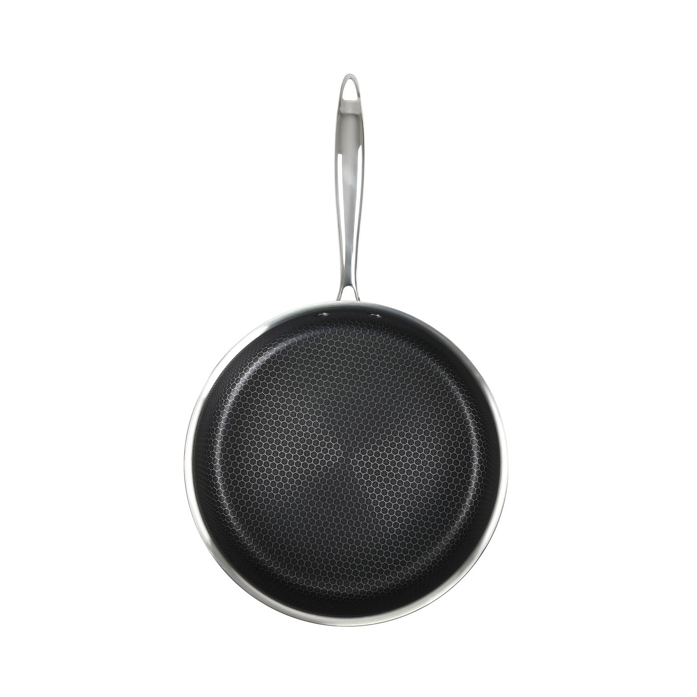 Hera - Set De 2 Poêles Triplex Antiadhésive - 24/32Cm - Noir/Argenté