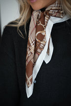 Bufanda Romy Estampada - Chocolate