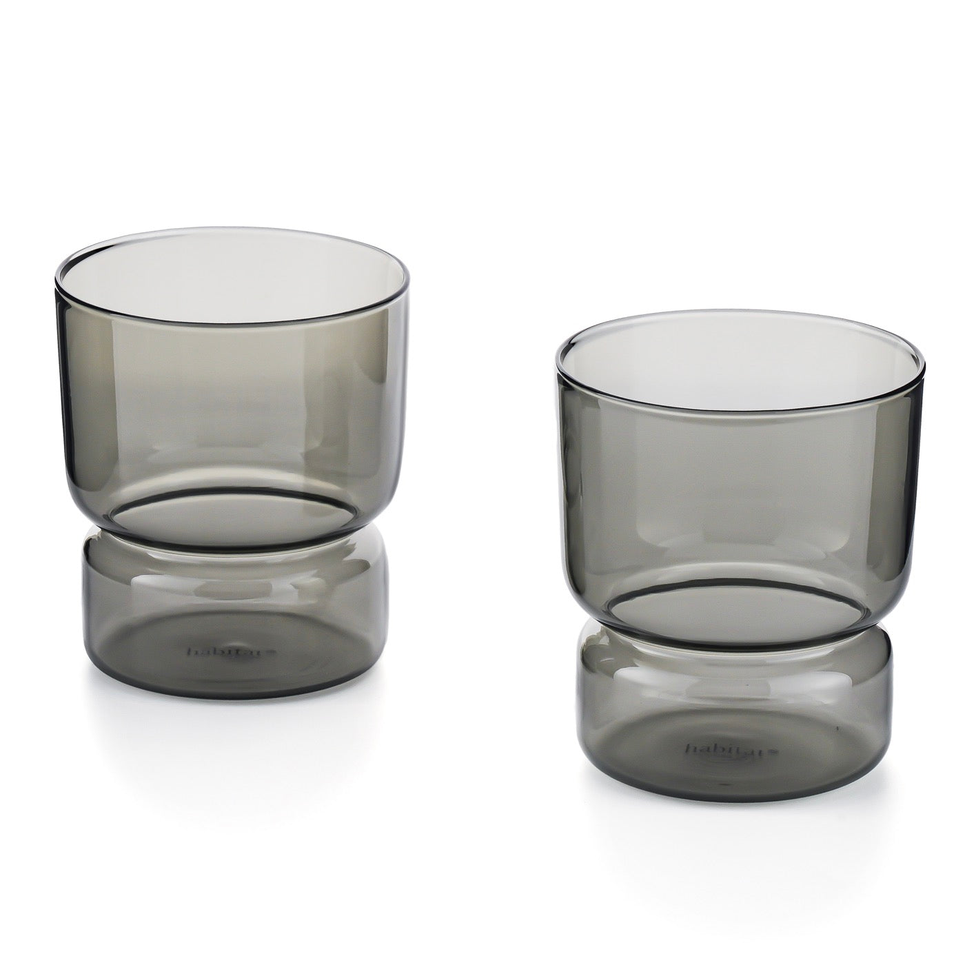Ambra - Lot De 2 Verres - 30Cl - Gris