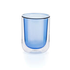 Ambra - Lot De 2 Tasses Double Paroi En Verre - 20Cl - Bleu