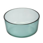 Aloe - Lot De 3 Boîtes De Conservation Rondes En Verre Avec Couvercle - 40/65/95Cl - Vert