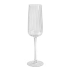 Cléo - Lot De 6 Flûtes À Champagne En Verre Cristallin - 28Cl - Transparent