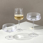 Cléo - Lot De 6 Verres À Vin Blanc En Verre Cristallin - 33Cl - Transparent
