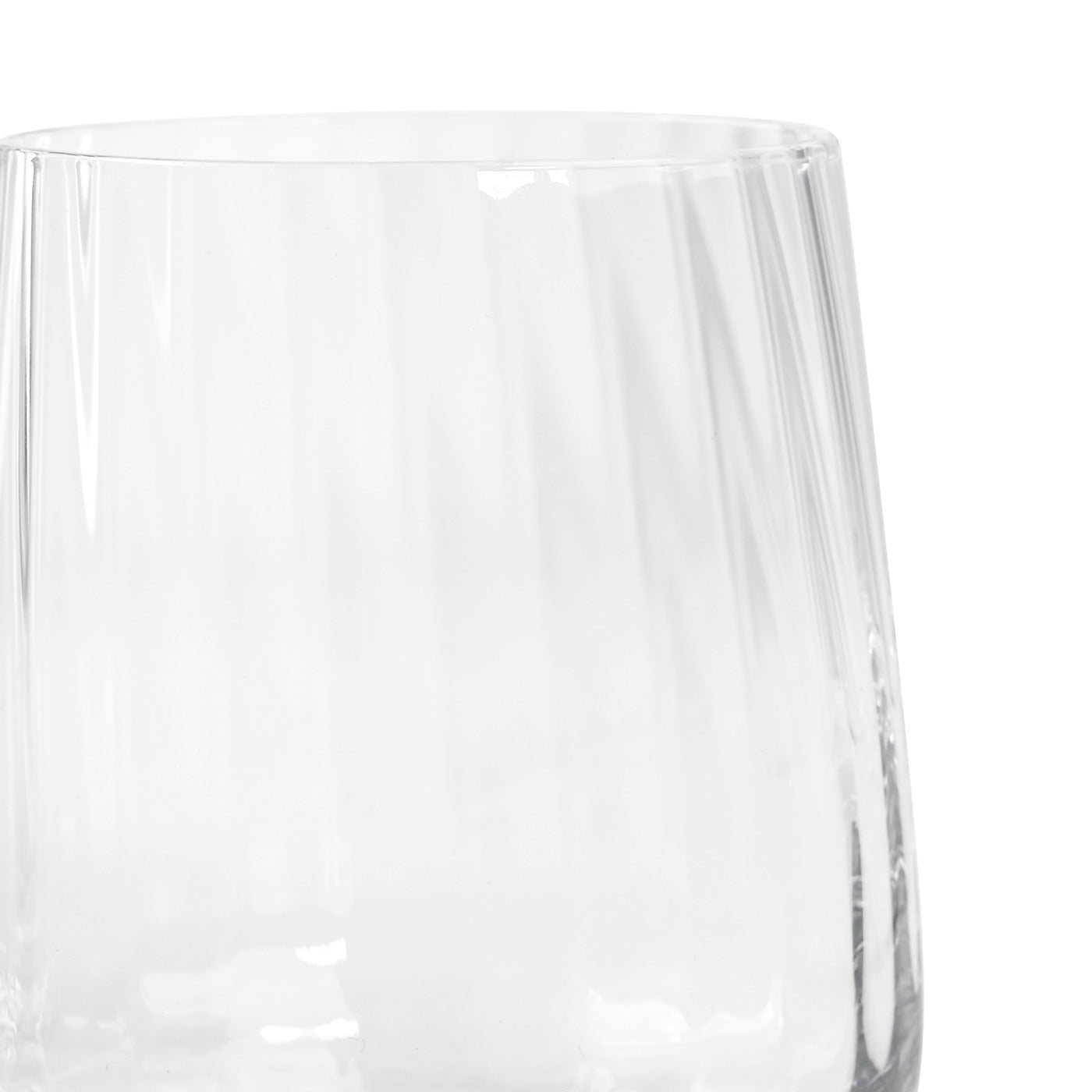 Cléo - Lot De 6 Verres À Eau En Verre Cristallin - 35Cl - Transparent