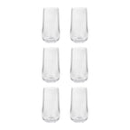 Cléo - Lot De 6 Verres À Orangeade En Verre Cristallin - 50Cl - Transparent