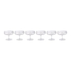 Cléo - Lot De 6 Coupes À Glace En Verre Cristallin - 28Cl - Transparent