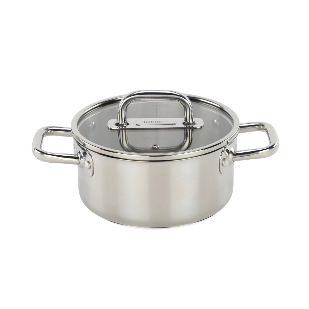 Épure - Faitout - En Inox - Argenté - 3 Tailles
