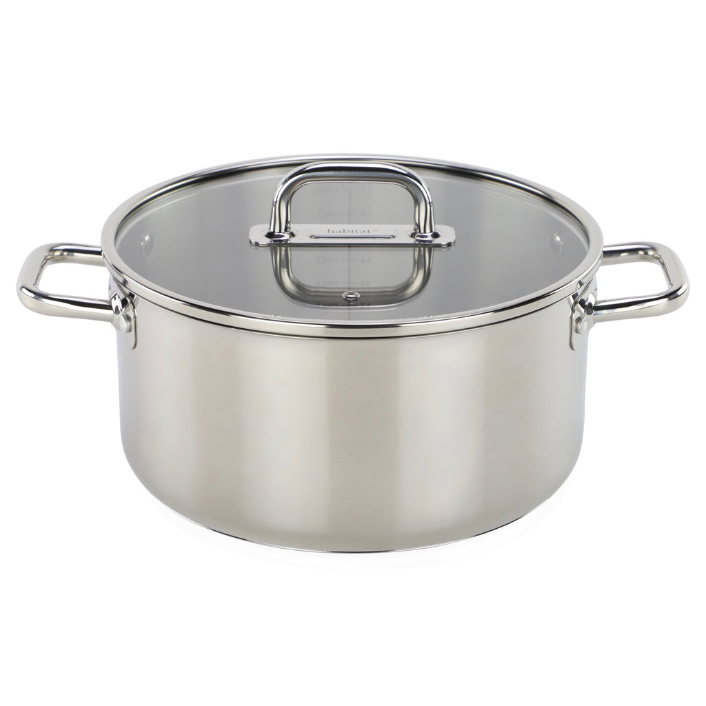 Épure - Faitout - En Inox - Argenté - 3 Tailles