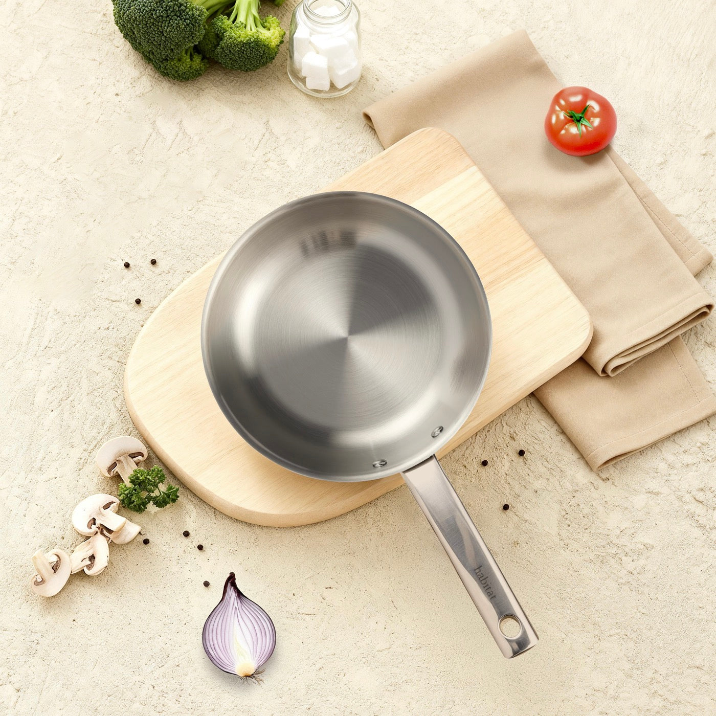 Épure - Pôele En Inox - Argenté - 4 Tailles