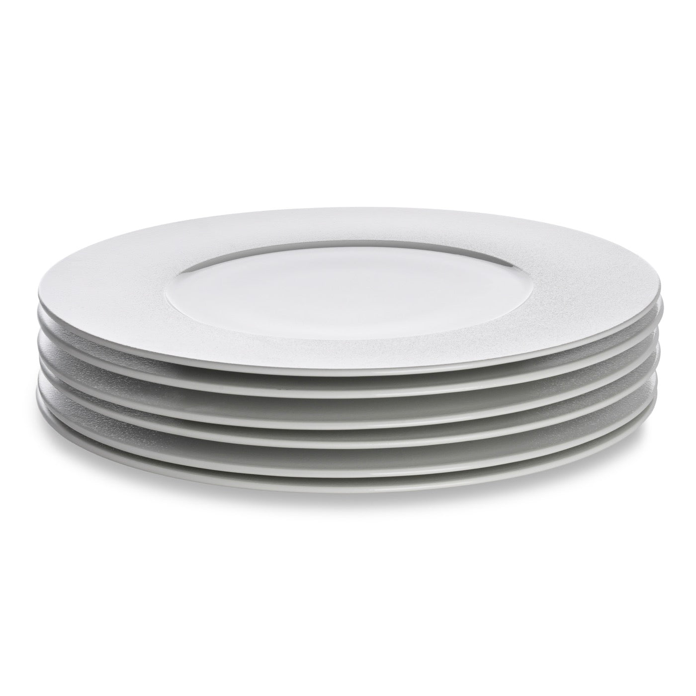 Solène - Lot De 6 Grandes Assiettes Plates - Ø29Cm - Blanc