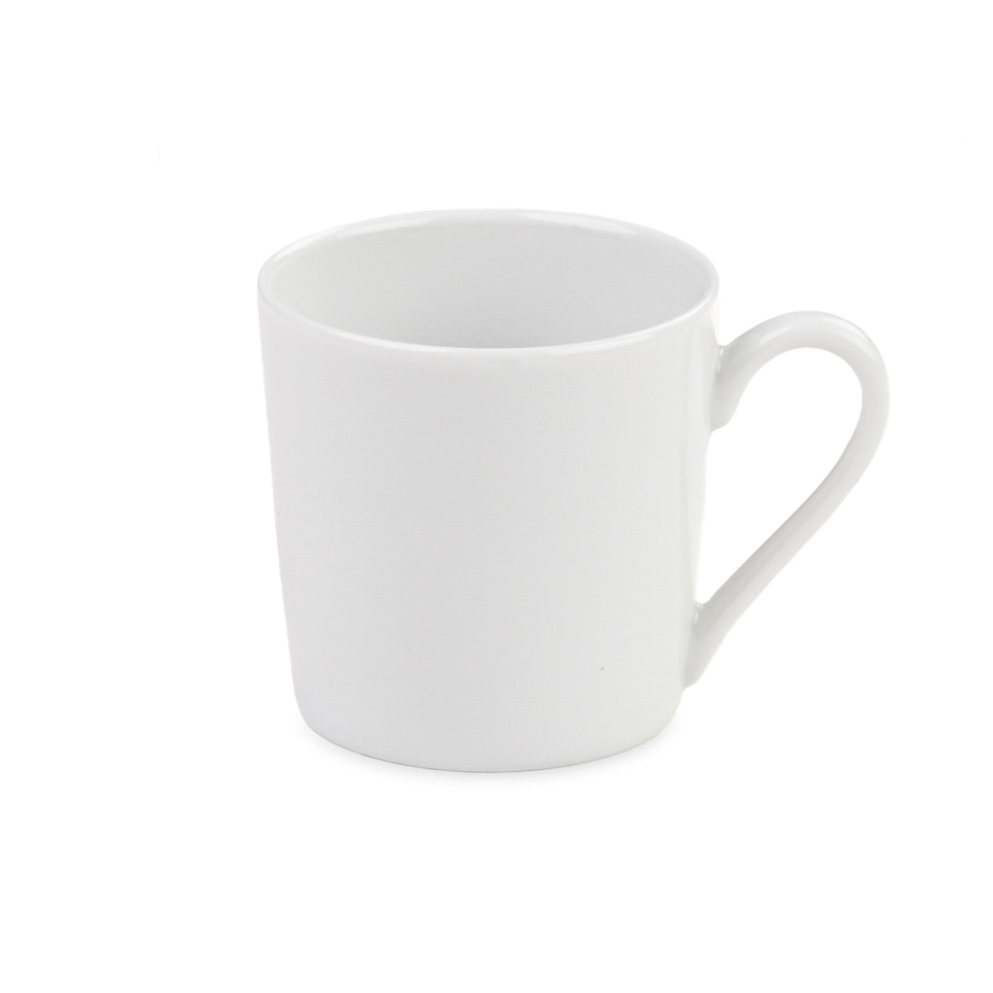Solène - Lot De 6 Tasses À Thé Avec Soucoupes - 22Cl - Blanc