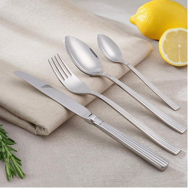 Cléo - 24-Piece Cutlery Set - Silver