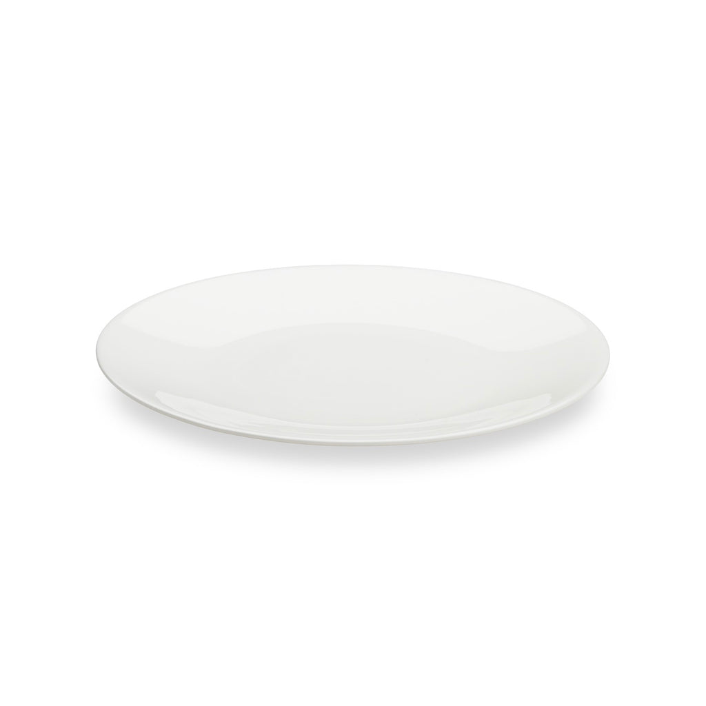 Taidu Ii - 6 Assiettes Plates En Bone China - 26,7Cm - Blanc