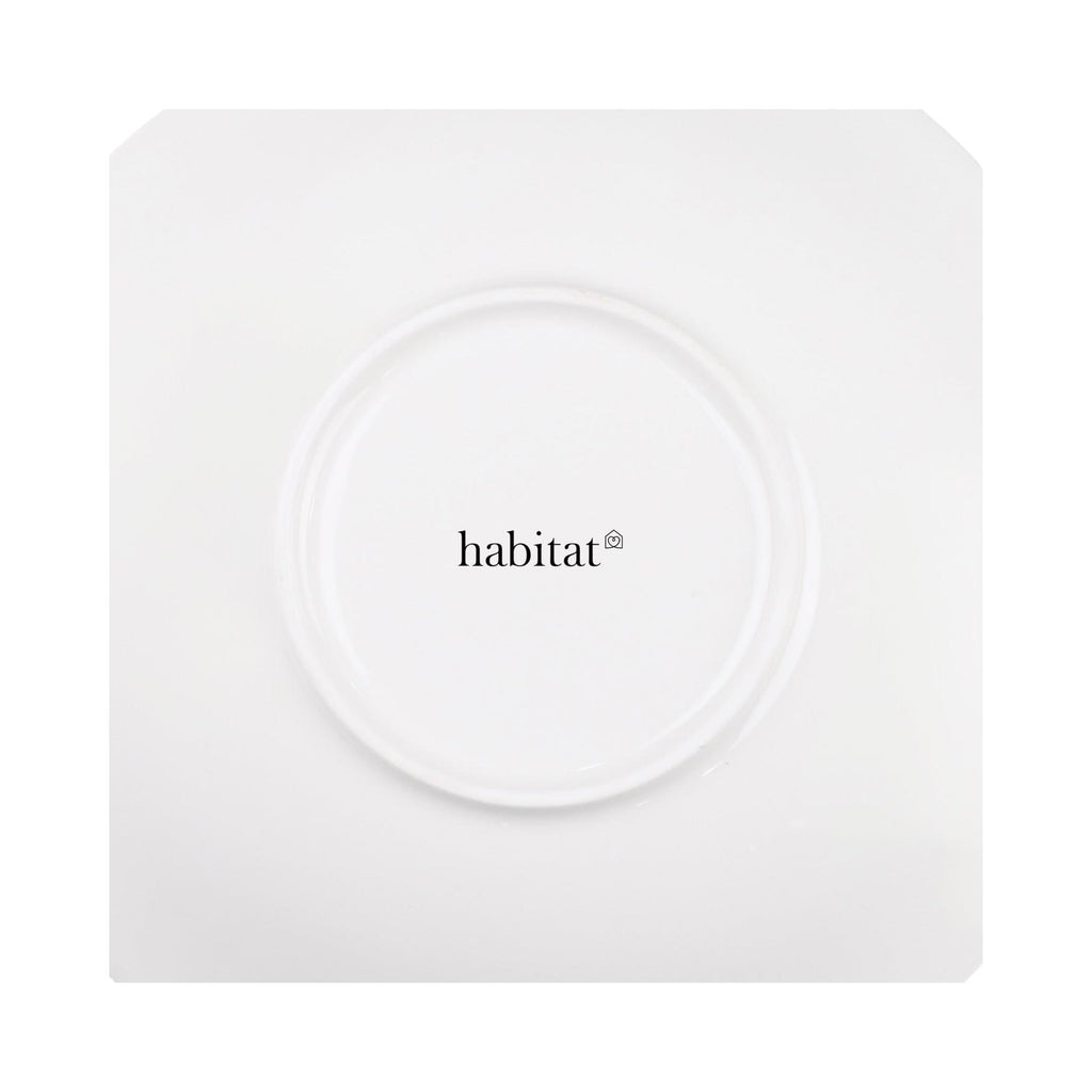 Taidu Ii - 6 Assiettes Dessert En Bone China - 20,4Cm - Blanc