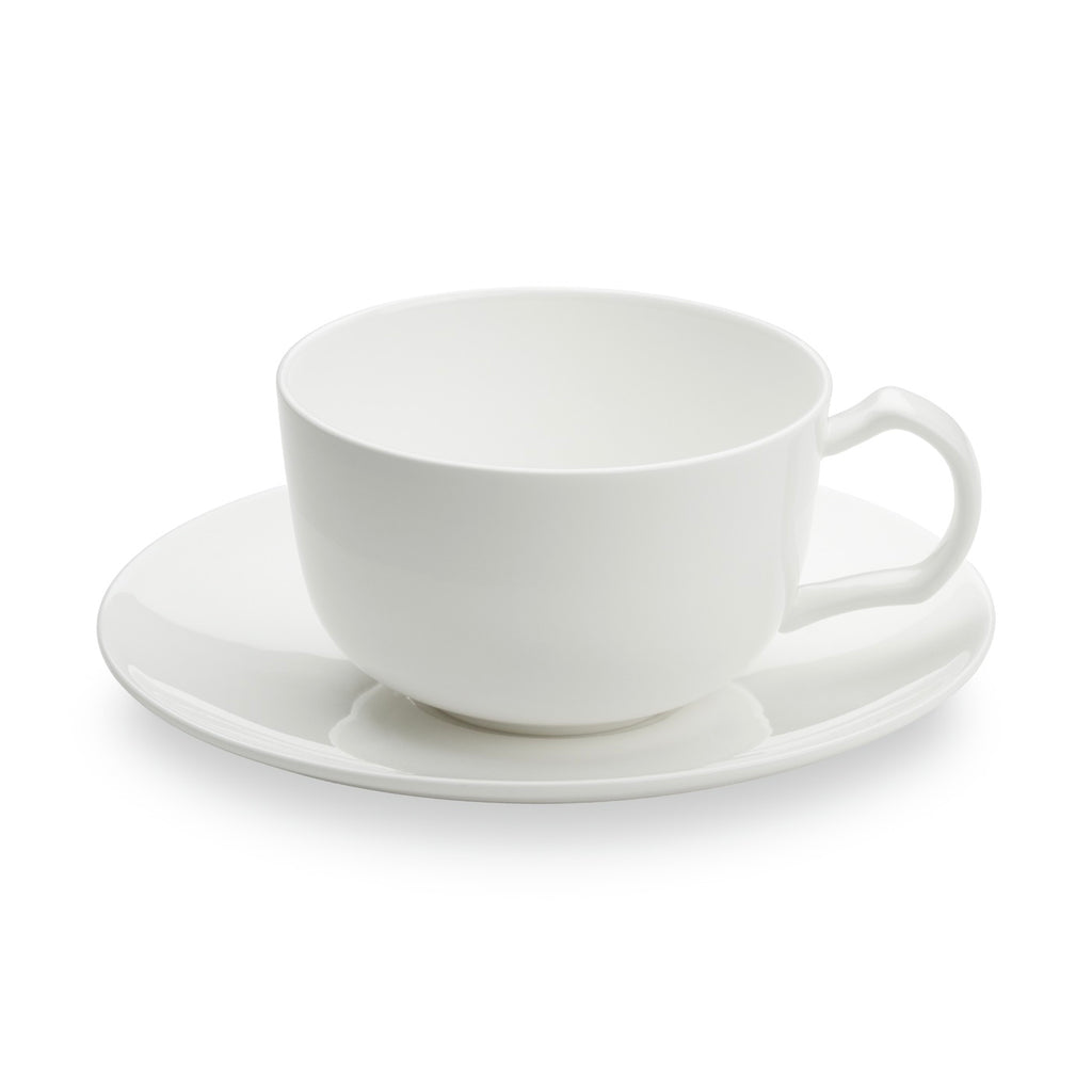 Taidu Ii - Service De 6 Tasses Et Sous-Tasses À Café En Bone China - 23Cl - Blanc