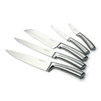 Élixir - Bloc De 5 Couteaux En Inox - Argenté