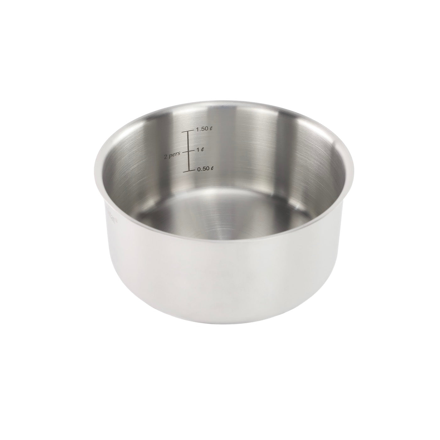 Épure Amovible - Set 7 Pièces Amovible Inox 18/8 Induction - Argenté