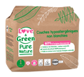 Pure Nature Pañales Hipoalergénicos Y Ecológicos Sin Blanquear T1 X 32