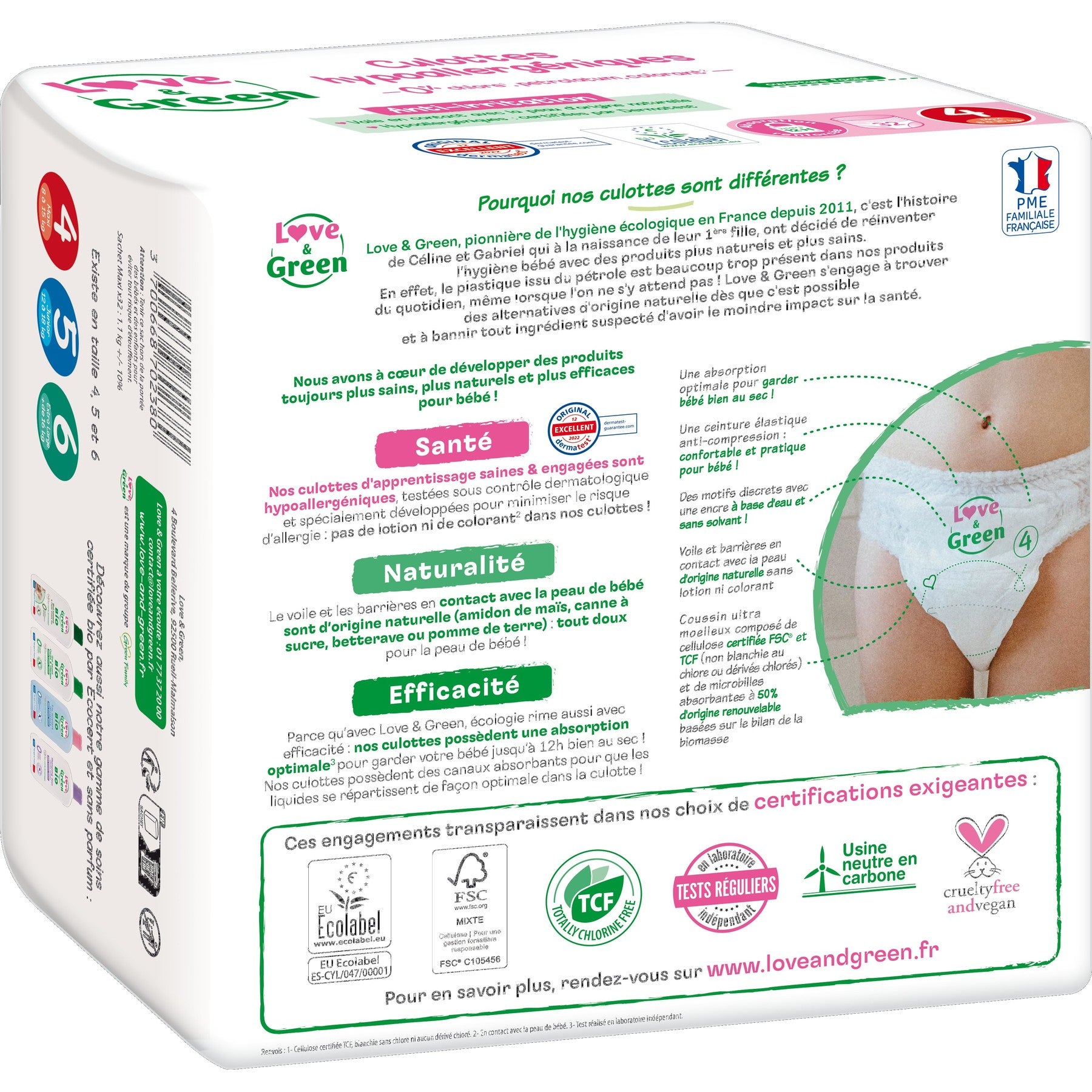Hypoallergenic And Eco-Friendly Pull-Up Nappies Sz 4 X 32