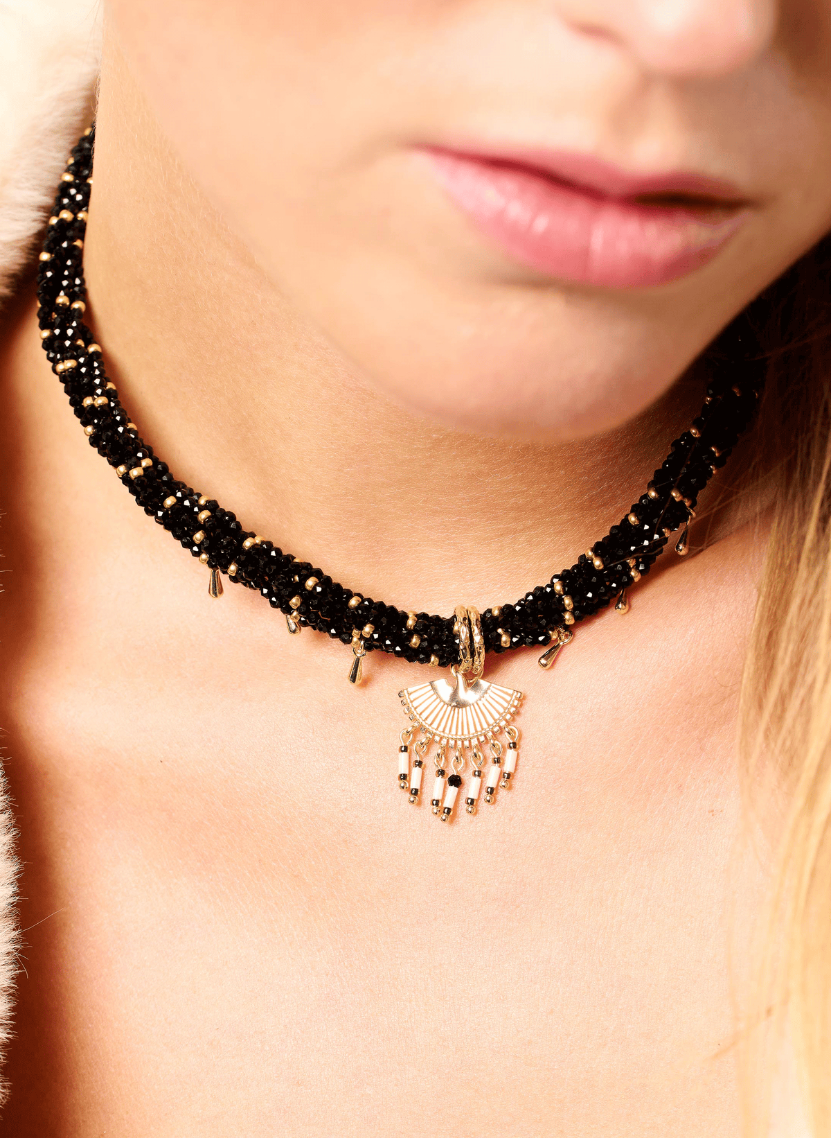 Bilkis Necklace - Black