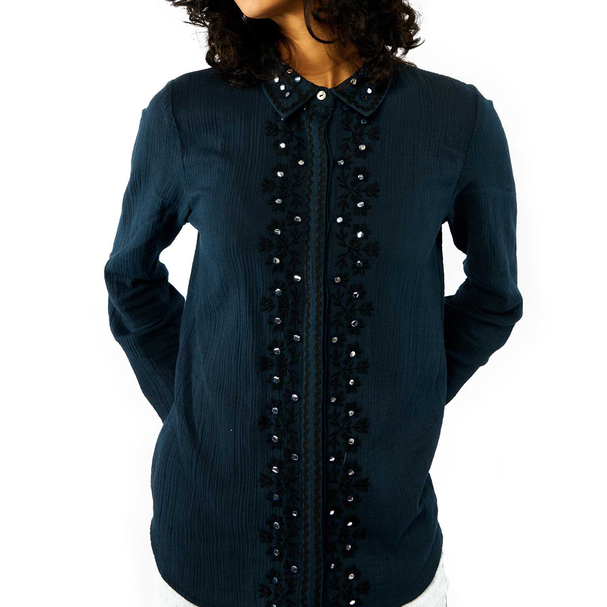 Blouse Mala - Bleu