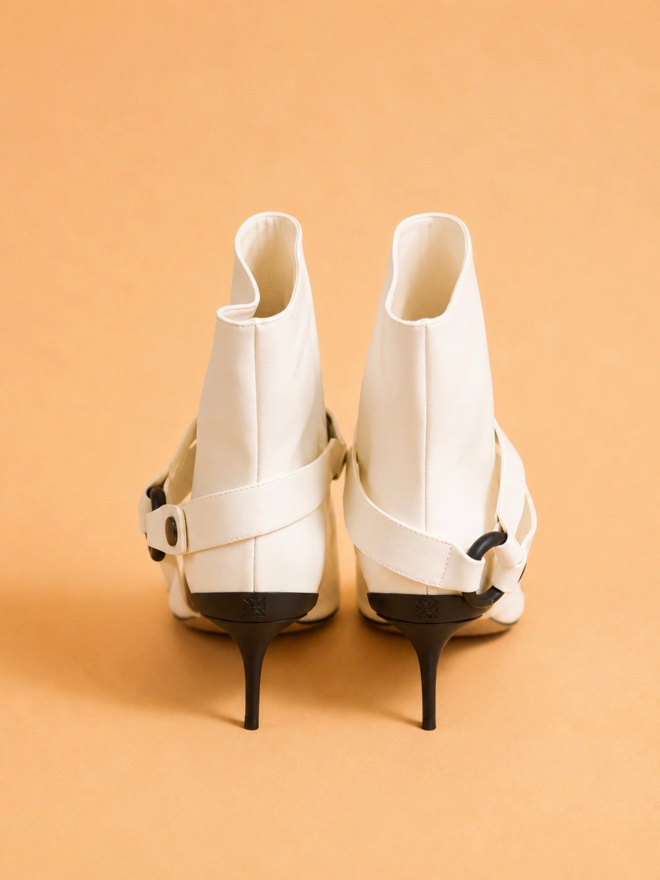 Patty Biker In Ivory Calf