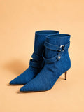 Patty Biker En Denim Azul