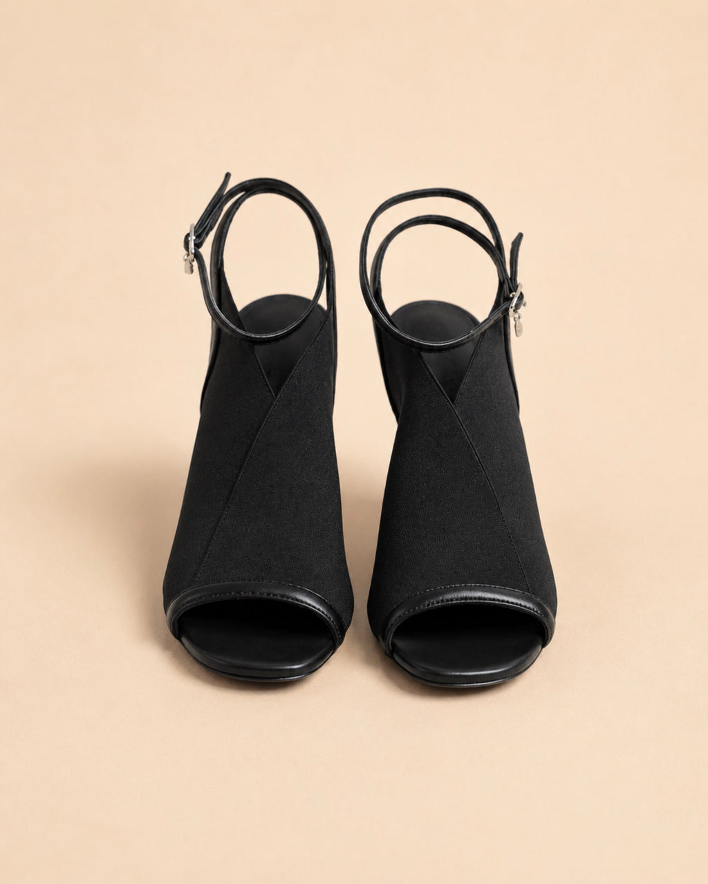 Vila De Nylon Elástico Negro