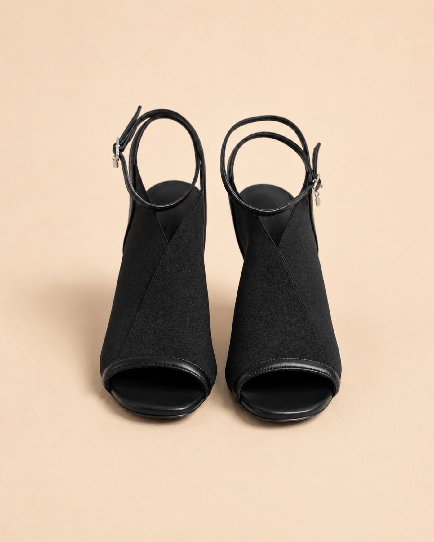 Vila De Nylon Elástico Negro