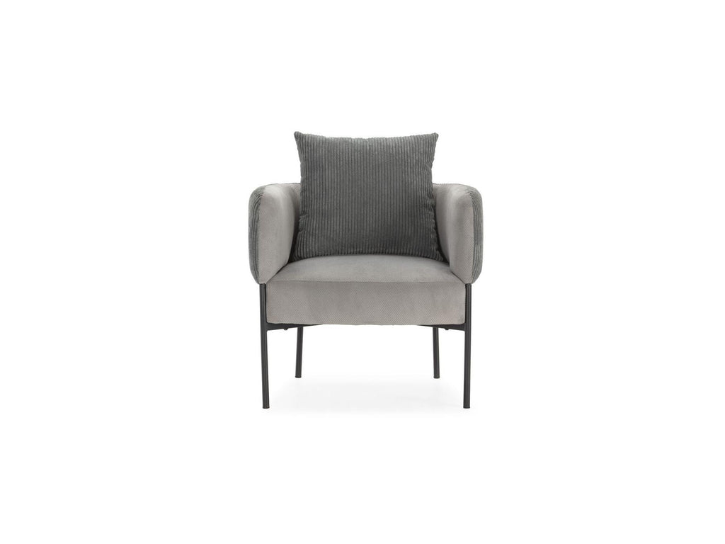Gabin - Fauteuil De Table - Tissu Velours Côtelé