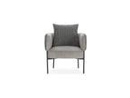 Gabin - Fauteuil De Table - Tissu Velours Côtelé