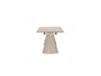 Extendable Dining Table - Romeo - Travertine-Effect Stone Top