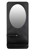 Étagère Pascal L - Miroir - Fer - Noir