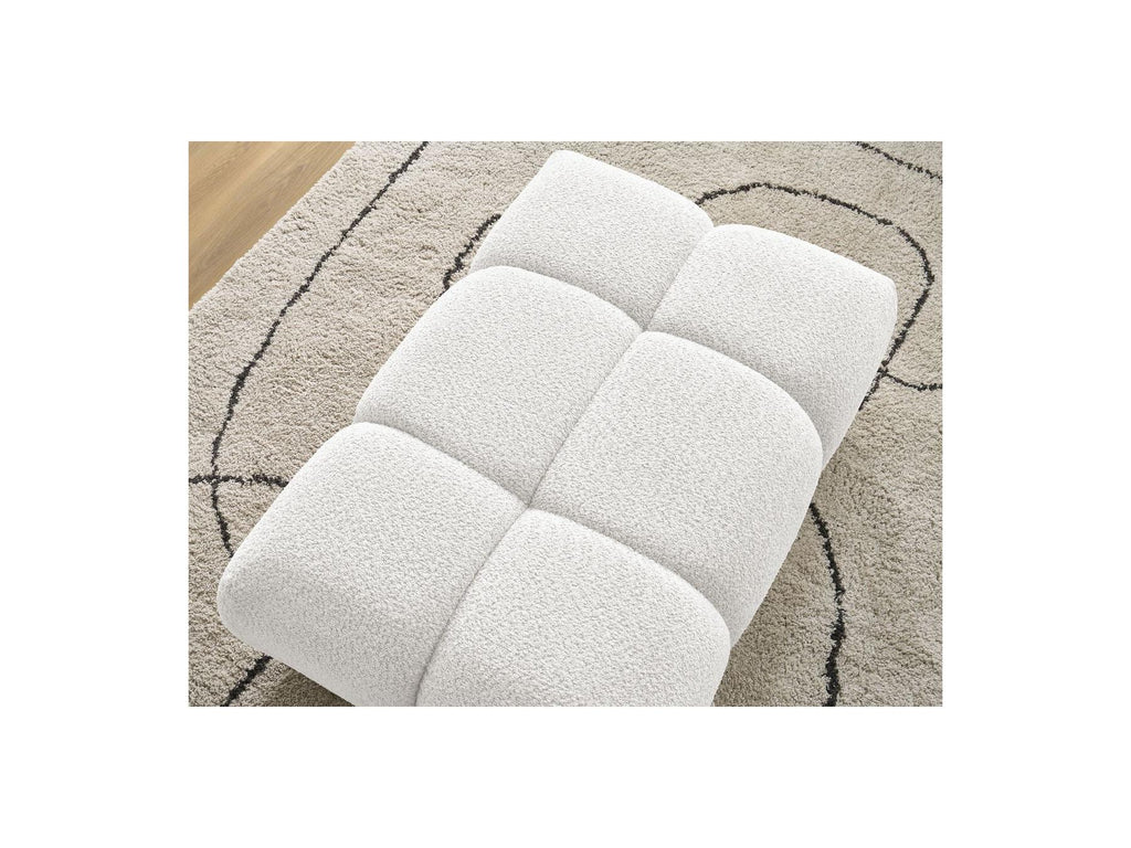 Alya - Pouffe - Bouclé Fabric