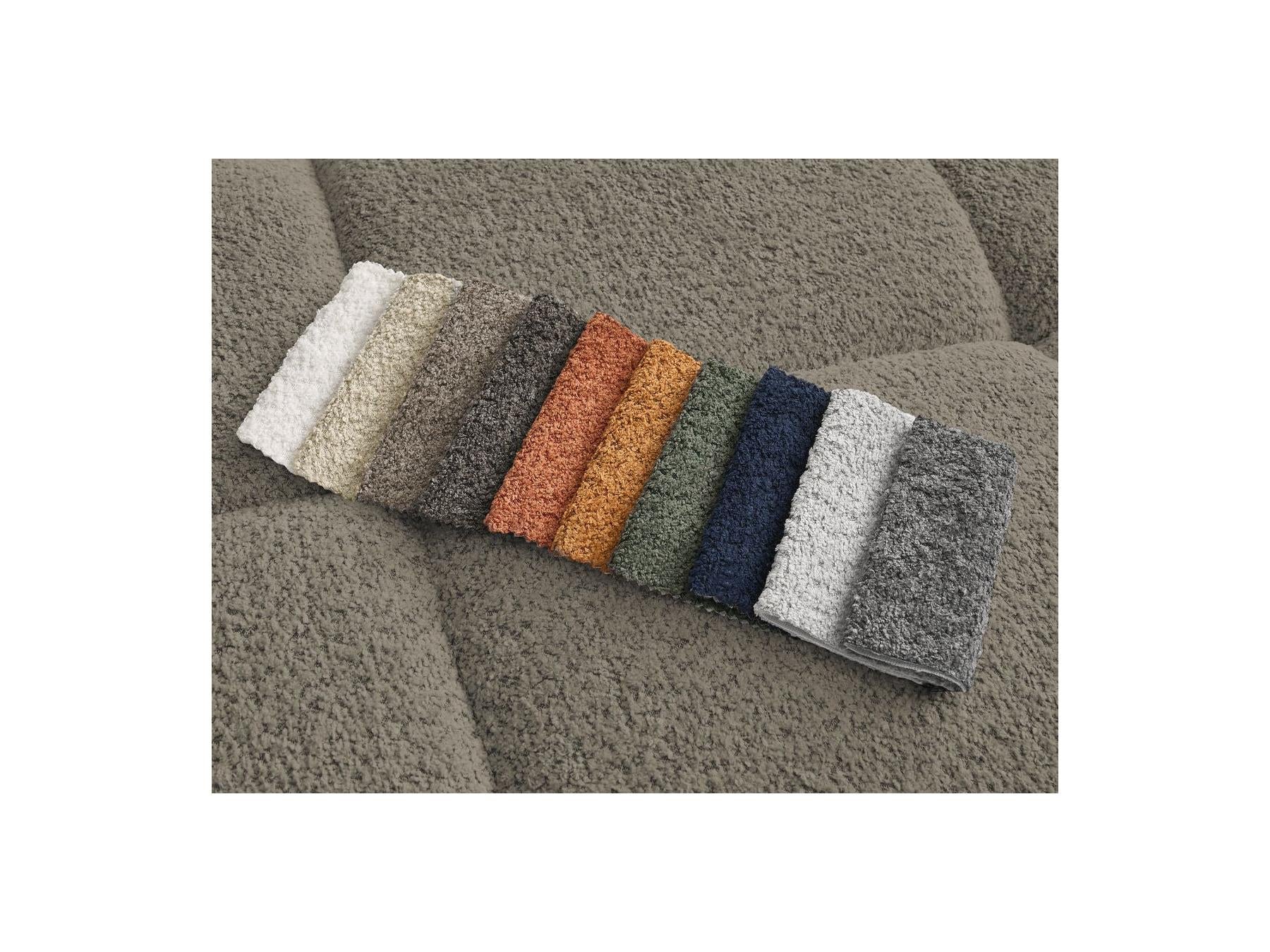 Alya - Pouffe - Bouclé Fabric