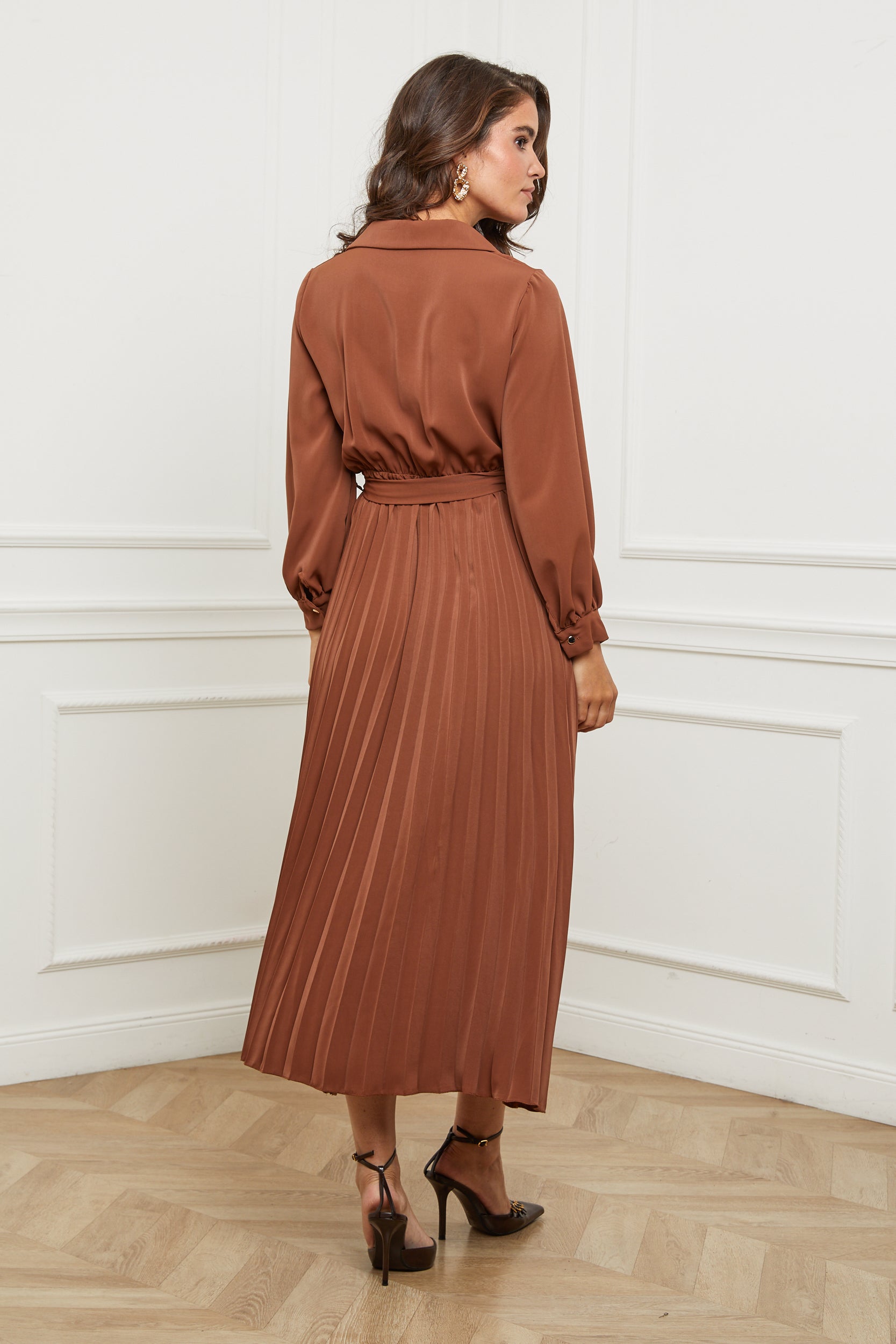 Dress - Brown