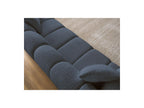Pamira - Fixed Straight 3-Seater Sofa - Bouclé Fabric
