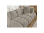 Pamira - Fixed Straight 3-Seater Sofa - Bouclé Fabric