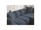 Pamira - Canapé D'Angle Fixe - Tissu Bouclette - Angle Droit