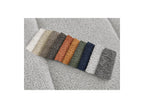 Pamira - Canapé D'Angle Fixe - Tissu Bouclette - Angle Droit
