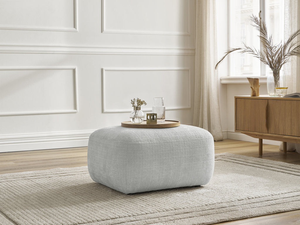 Denise - Pouffe - Textured Fabric