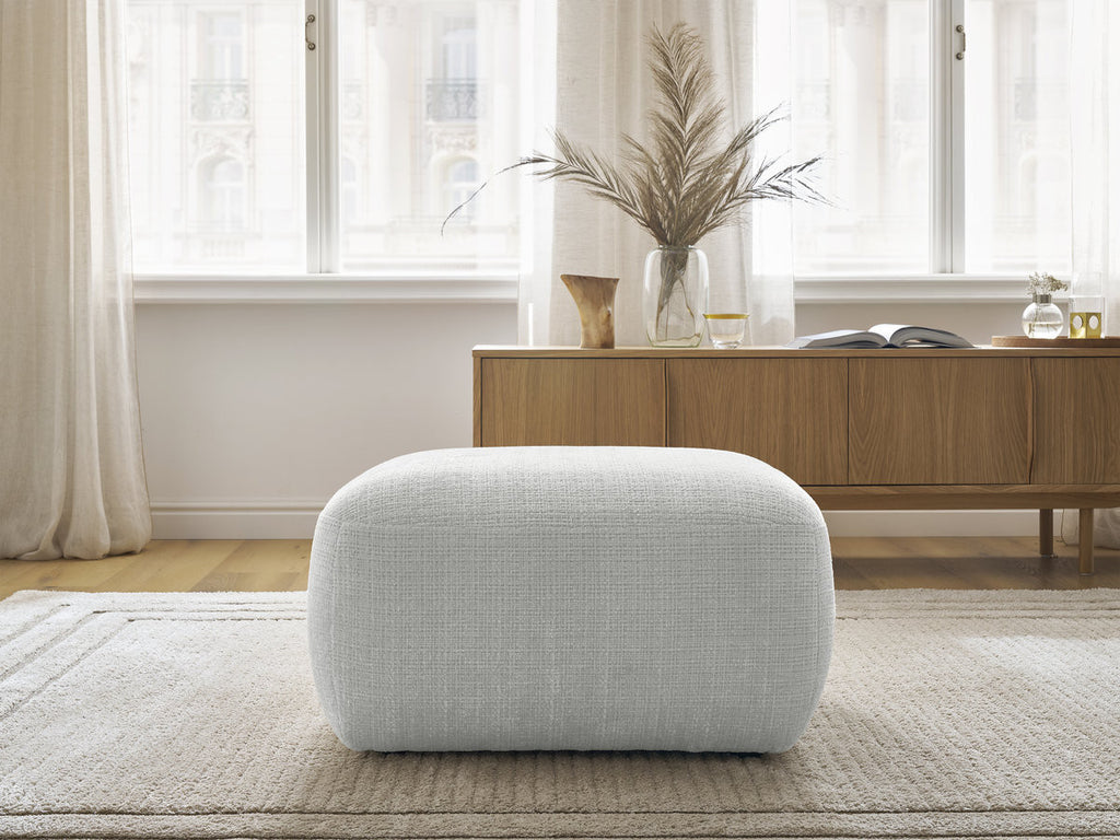 Denise - Pouffe - Textured Fabric