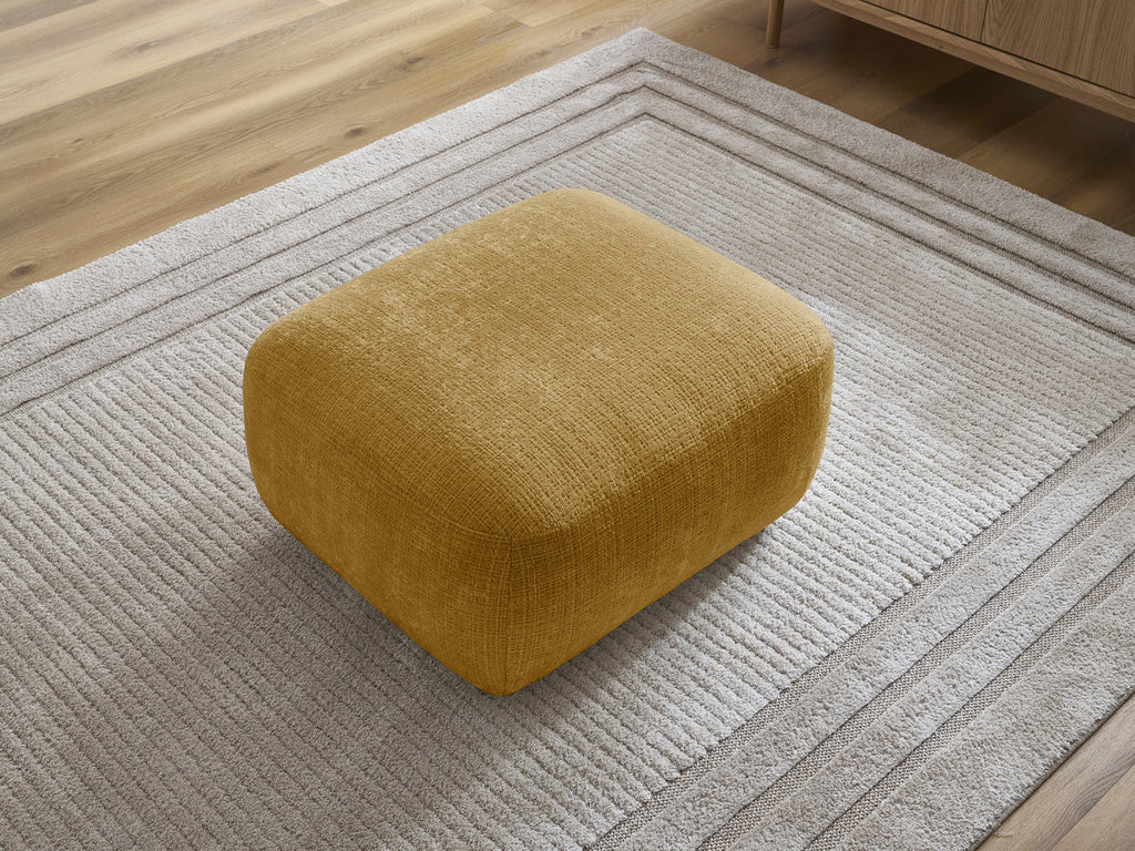 Denise - Pouffe - Textured Fabric