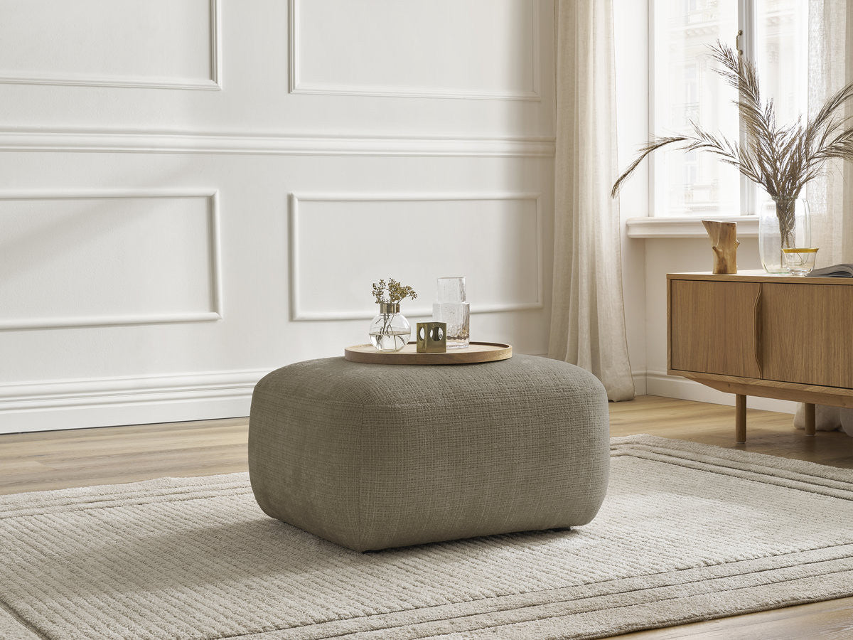 Denise - Pouffe - Textured Fabric