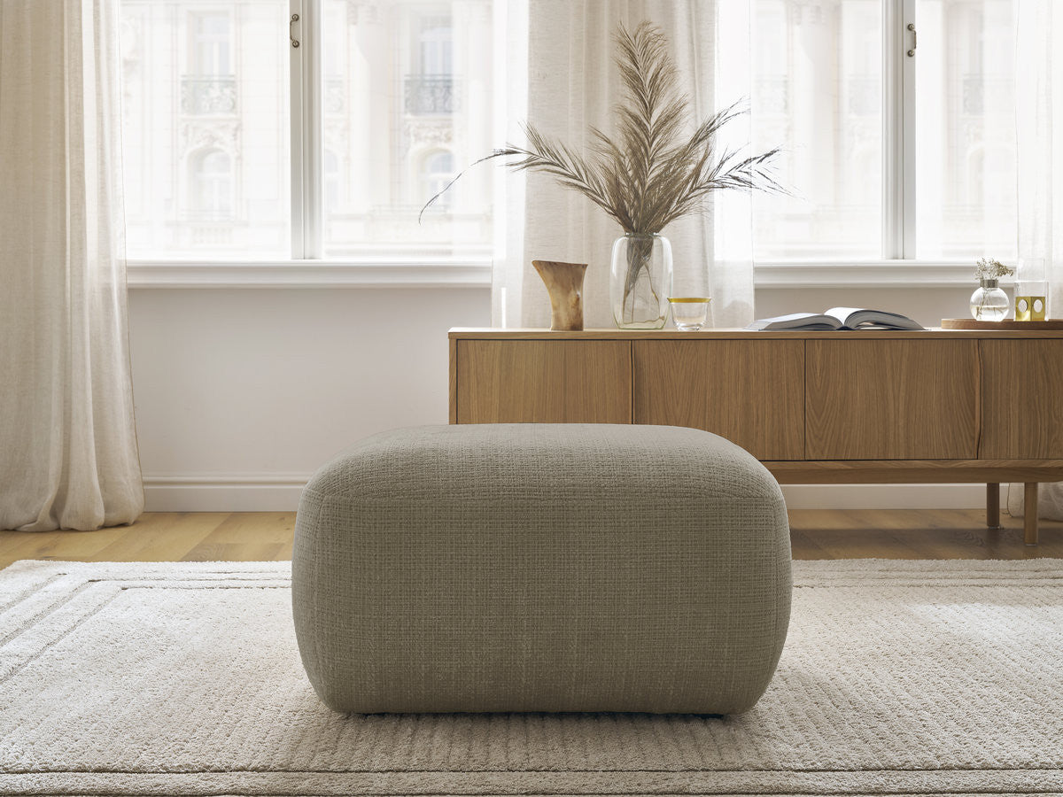 Denise - Pouffe - Textured Fabric