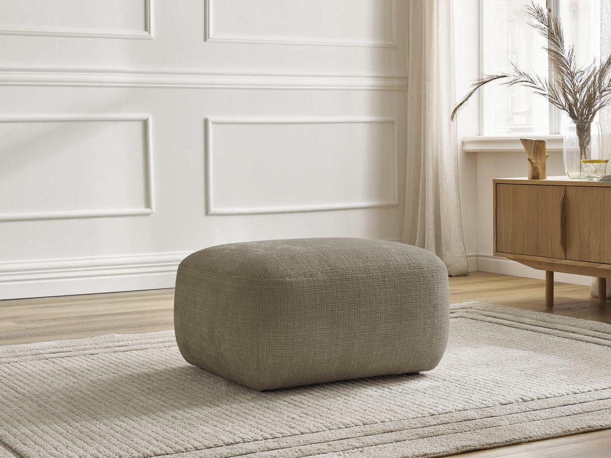 Denise - Pouffe - Textured Fabric