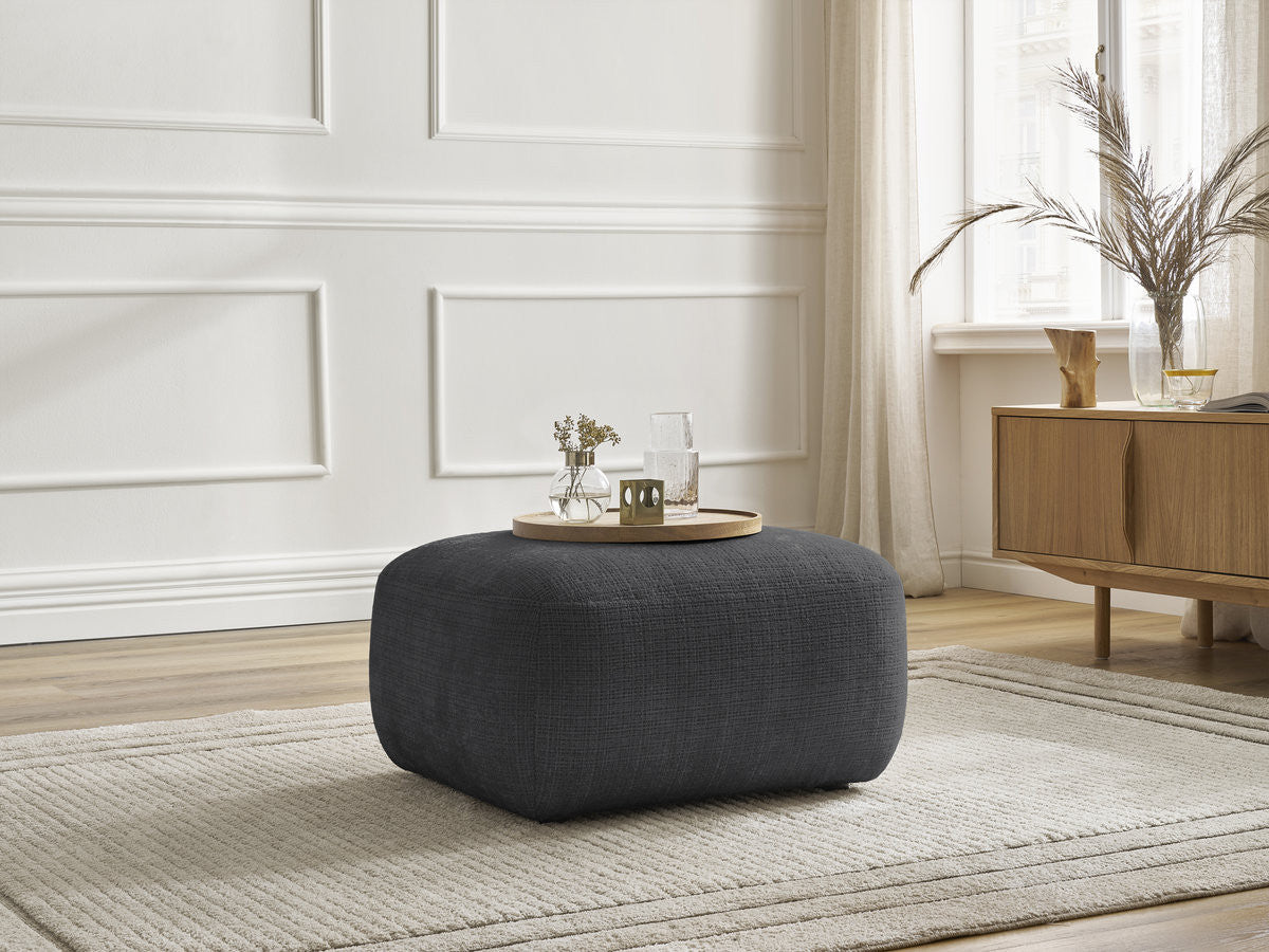 Denise - Pouffe - Textured Fabric