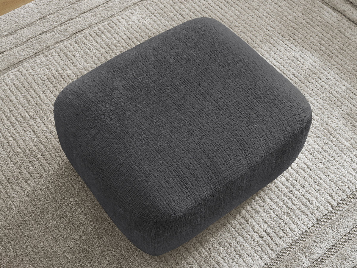 Denise - Pouffe - Textured Fabric