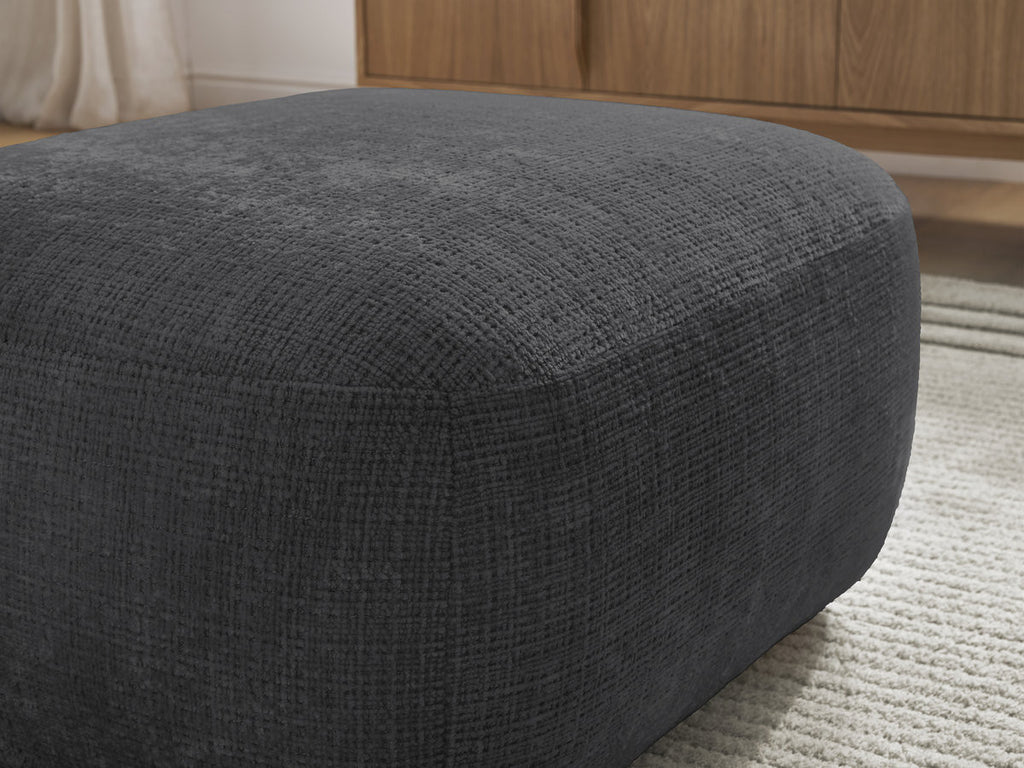Denise - Pouffe - Textured Fabric