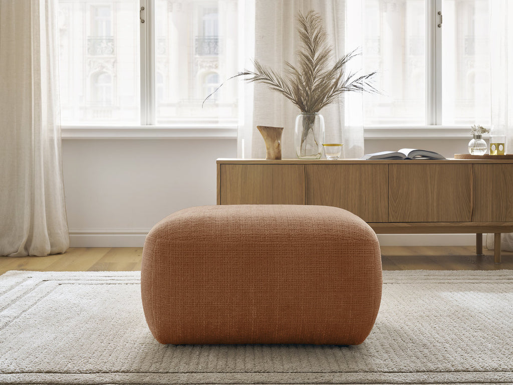 Denise - Pouffe - Textured Fabric
